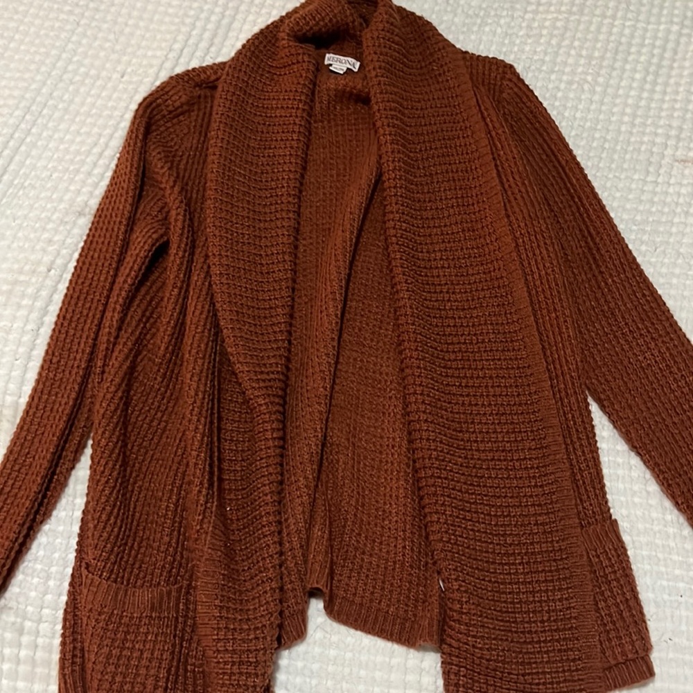 Burnt orange cardigan